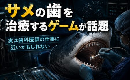サメの歯を治療するゲームが話題｜実は歯科医師の仕事に近いかもしれない