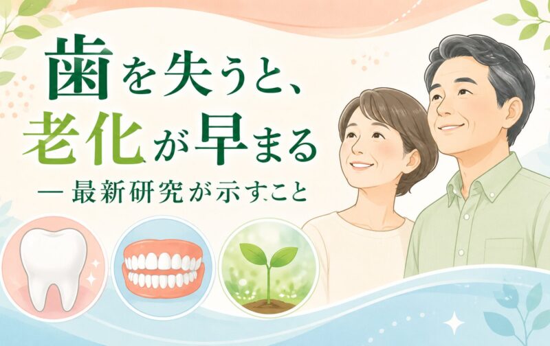 老化が早まる｜最新研究が示すこと